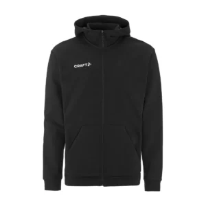 Sudadera hombre CRAFT COMMUNITY 2.0 LOGO FZ HOODIE 1915295, Negro, vista frontal