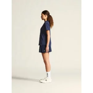 Falda mujer CRAFT ABILITY SKIRT 1916048, Navy, con modelo, vista lateral de cuerpo entero