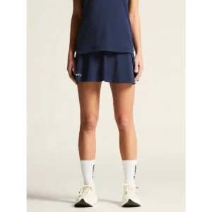 Falda mujer CRAFT ABILITY SKIRT 1916048, Navy, con modelo, detalle frontal de la falda