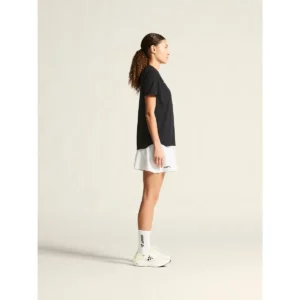 Falda mujer CRAFT ABILITY SKIRT 1916048, Blanco, con modelo, vista lateral de cuerpo entero