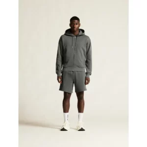 Sudadera hombre CRAFT FREQUENT FZ HOODIE 1916306, Lava, con modelo, vista frontal