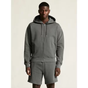 Sudadera hombre CRAFT FREQUENT FZ HOODIE 1916306, Lava, con modelo, vista frontal