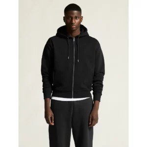Sudadera hombre CRAFT FREQUENT FZ HOODIE 1916306, Negro, con modelo, vista frontal
