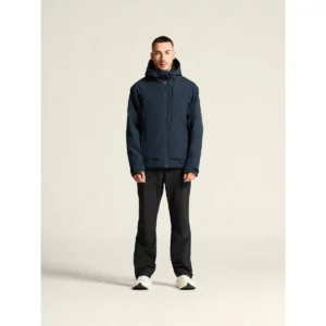 Chaqueta hombre CRAFT EXPLORE PADDED JACKET 1916338, Blaze, con modelo, vista frontal de cuerpo completo