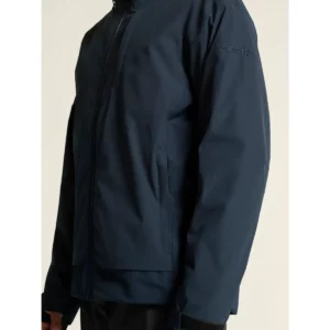 Chaqueta hombre CRAFT EXPLORE PADDED JACKET 1916338, Blaze, detalle lateral con modelo