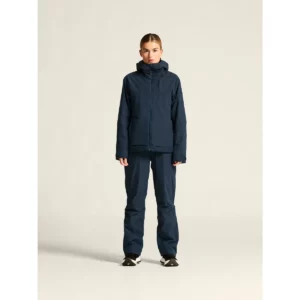 Chaqueta mujer CRAFT EXPLORE PADDED JACKET 1916339, Blaze, con modelo, vista frontal de cuerpo completo