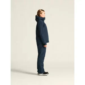 Chaqueta mujer CRAFT EXPLORE PADDED JACKET 1916339, Blaze, con modelo, lateral de cuerpo completo