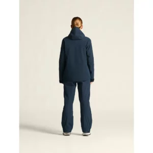 Chaqueta mujer CRAFT EXPLORE PADDED JACKET 1916339, Blaze, con modelo, vista posterior de cuerpo completo
