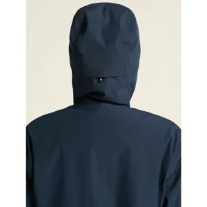 Chaqueta mujer CRAFT EXPLORE PADDED JACKET 1916339, Blaze, con modelo, detalle posterior de la capucha