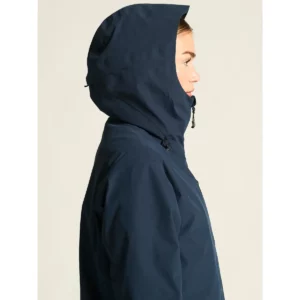 Chaqueta mujer CRAFT EXPLORE PADDED JACKET 1916339, Blaze, con modelo, detalle lateral de la capucha