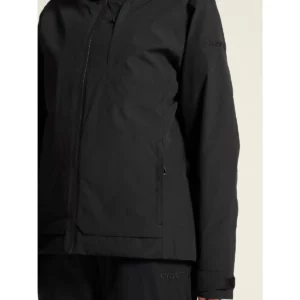 Chaqueta mujer CRAFT EXPLORE PADDED JACKET 1916339, Negro, con modelo, detalle de bolsillo y manga