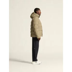 Chaqueta hombre CRAFT URBAN DOWN PUFFER JACKET 1916374, Taupe, con modelo, vista lateral de cuerpo entero