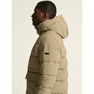 Chaqueta hombre CRAFT URBAN DOWN PUFFER JACKET 1916374, Taupe, detalle lateral con modelo
