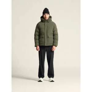Chaqueta hombre CRAFT URBAN DOWN PUFFER JACKET 1916374, Chimera, con modelo, vista frontal de cuerpo entero