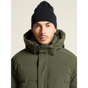 Chaqueta hombre CRAFT URBAN DOWN PUFFER JACKET 1916374, Chimera, con modelo, detalle de cuello y pecho