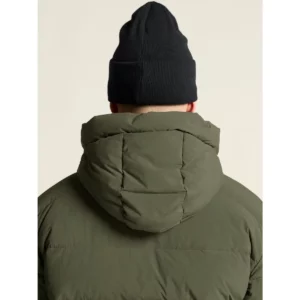 Chaqueta hombre CRAFT URBAN DOWN PUFFER JACKET 1916374, Chimera, con modelo, detalle posterior de capucha