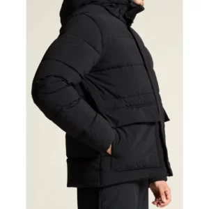 Chaqueta hombre CRAFT URBAN DOWN PUFFER JACKET 1916374, Negro, con modelo, detalle del bolsillo lateral