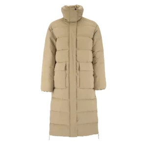 Abrigo mujer CRAFT URBAN LONG PADDED COAT 1916376, Taupe, vista frontal