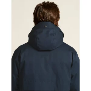 Parka hombre CRAFT URBAN PADDED PARKA 1916377, Blaze, con modelo, detalle posterior de capucha