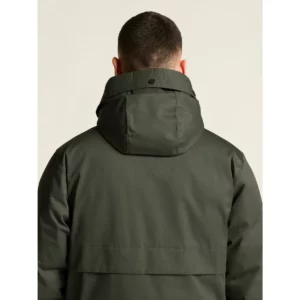 Parka hombre CRAFT URBAN PADDED PARKA 1916377, Chimera, con modelo, detalle posterior de capucha