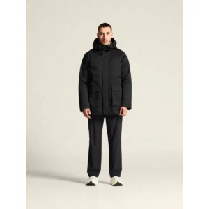 Parka hombre CRAFT URBAN PADDED PARKA 1916377, Negro, con modelo, vista frontal de cuerpo entero