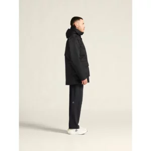 Parka hombre CRAFT URBAN PADDED PARKA 1916377, Negro, con modelo, vista lateral de cuerpo entero