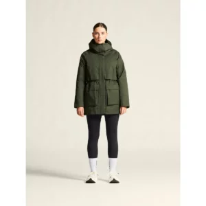 Parka mujer CRAFT URBAN PADDED PARKA 1916378, Chimera, con modelo, vista frontal de cuerpo entero