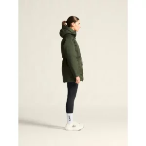 Parka mujer CRAFT URBAN PADDED PARKA 1916378, Chimera, con modelo, vista lateral de cuerpo entero