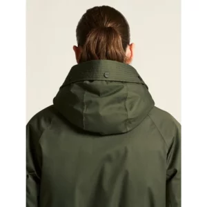 Parka mujer CRAFT URBAN PADDED PARKA 1916378, Chimera, con modelo, detalle posterior de capucha