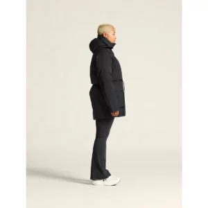 Parka mujer CRAFT URBAN PADDED PARKA 1916378, Negro, con modelo, vista lateral de cuerpo entero