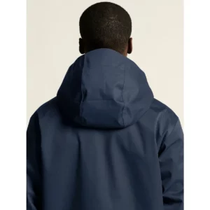 Chaqueta hombre CRAFT URBAN JACKET 1916379, Blaze, con modelo, detalle posterior de capucha y hombros