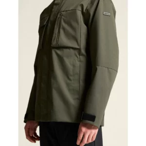 Chaqueta hombre CRAFT URBAN JACKET 1916379, Chimera, con modelo, detalle de bolsillo y manga