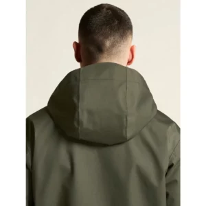 Chaqueta hombre CRAFT URBAN JACKET 1916379, Chimera, con modelo, detalle posterior de capucha y hombros