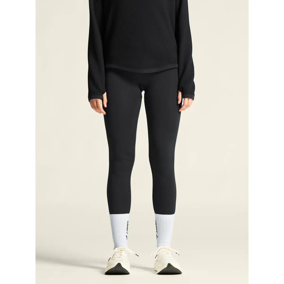 Pantalón interior mujer CRAFT ACTIVE COMFORT PANTS 2 1916690 6 Pantalón interior mujer CRAFT ACTIVE COMFORT PANTS 2 1916690, Negro, con modelo, vista frontal