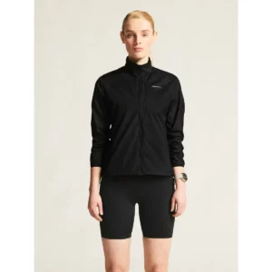 Cortavientos mujer CRAFT ESSENCE WIND JACKET 2 C17236, Negro, con modelo, vista frontal