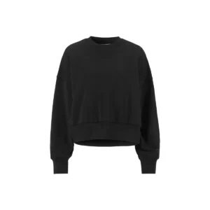 Sudadera mujer CRAFT FREQUENT CROPPED RN C17241, Negro, vista frontal