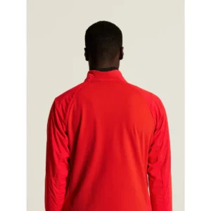 Chaqueta hombre CRAFT NORDIC SKI CLUB 2.0 C17900, Bright red, detalle posterior de la chaqueta