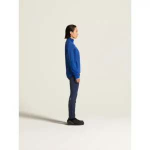 Chaqueta mujer CRAFT NORDIC SKI CLUB 2.0 C17901, Club cobolt, con modelo, vista lateral