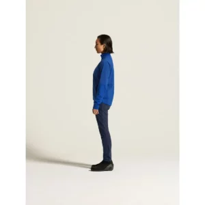 Chaqueta mujer CRAFT NORDIC SKI CLUB 2.0 C17901, Club cobolt, con modelo, vista lateral