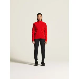 Chaqueta mujer CRAFT NORDIC SKI CLUB 2.0 C17901, Bright red, con modelo, vista frontal