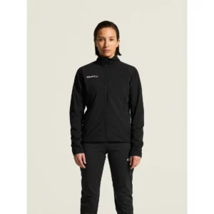 Chaqueta mujer CRAFT NORDIC SKI CLUB 2.0 C17901, Negro, con modelo, vista frontal