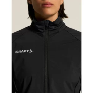 Chaqueta mujer CRAFT NORDIC SKI CLUB 2.0 C17901, Negro, detalle del cuello