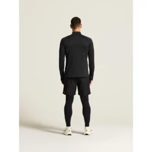 Polar hombre CRAFT EXPLORE POWER FLEECE HALF ZIP C18113, Negro, con modelo, vista posterior
