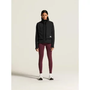 Polar mujer CRAFT EXPLORE POWER FLEECE HALF ZIP C18114, Negro, vista frontal con modelo
