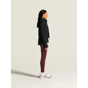 Polar mujer CRAFT EXPLORE POWER FLEECE HALF ZIP C18114, Negro, con modelo, lateral derecho
