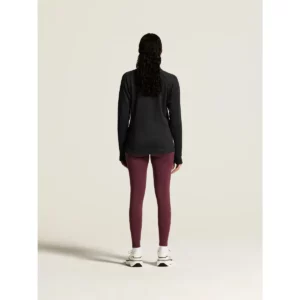 Polar mujer CRAFT EXPLORE POWER FLEECE HALF ZIP C18114, Negro, con modelo, vista posterior