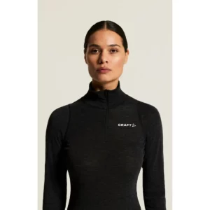 Conjunto interior mujer CRAFT WOOL MERINO HZ SET C18307, detalle de la camiseta