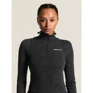 Conjunto interior mujer CRAFT WOOL MERINO HZ SET C18307, detalle de la camiseta