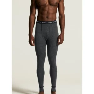Conjunto interior hombre CRAFT WOOL MERINO HZ SET C18308, pantalón con modelo, vista frontal