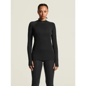 Conjunto interior mujer CRAFT CLASSIC THERMAL SET C19406, Negro, con modelo, vista frontal